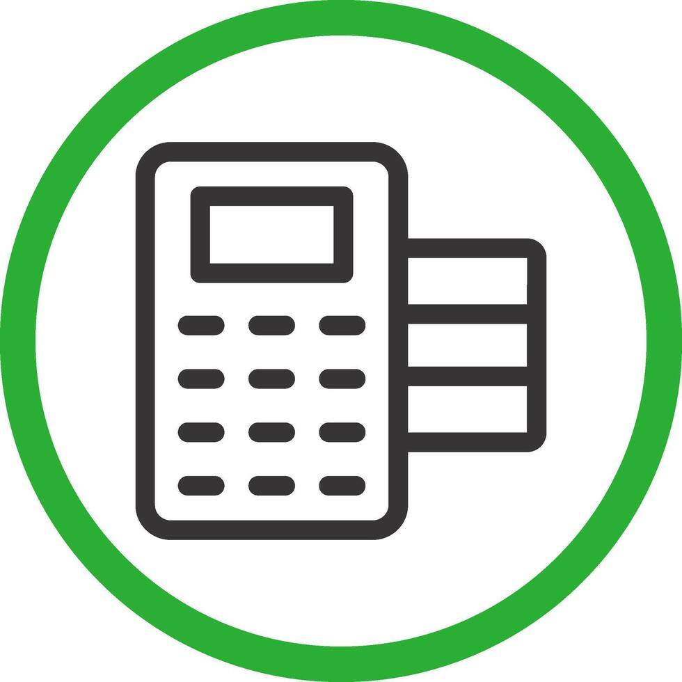 POS Terminal Creative Icon Design vector