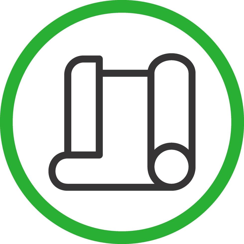Paper Roll Creative Icon Design vector