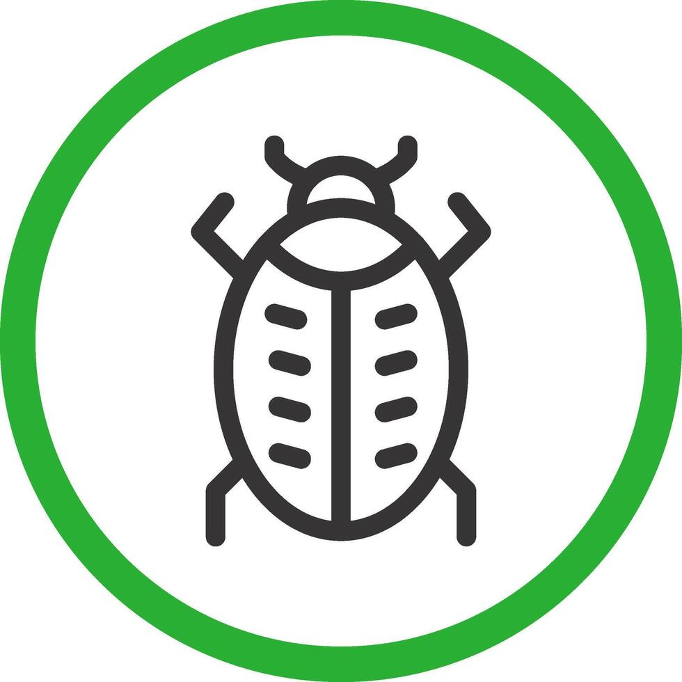 Bug Creative Icon Design vector