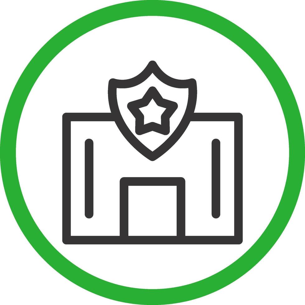 Police Station Creative Icon Design vector