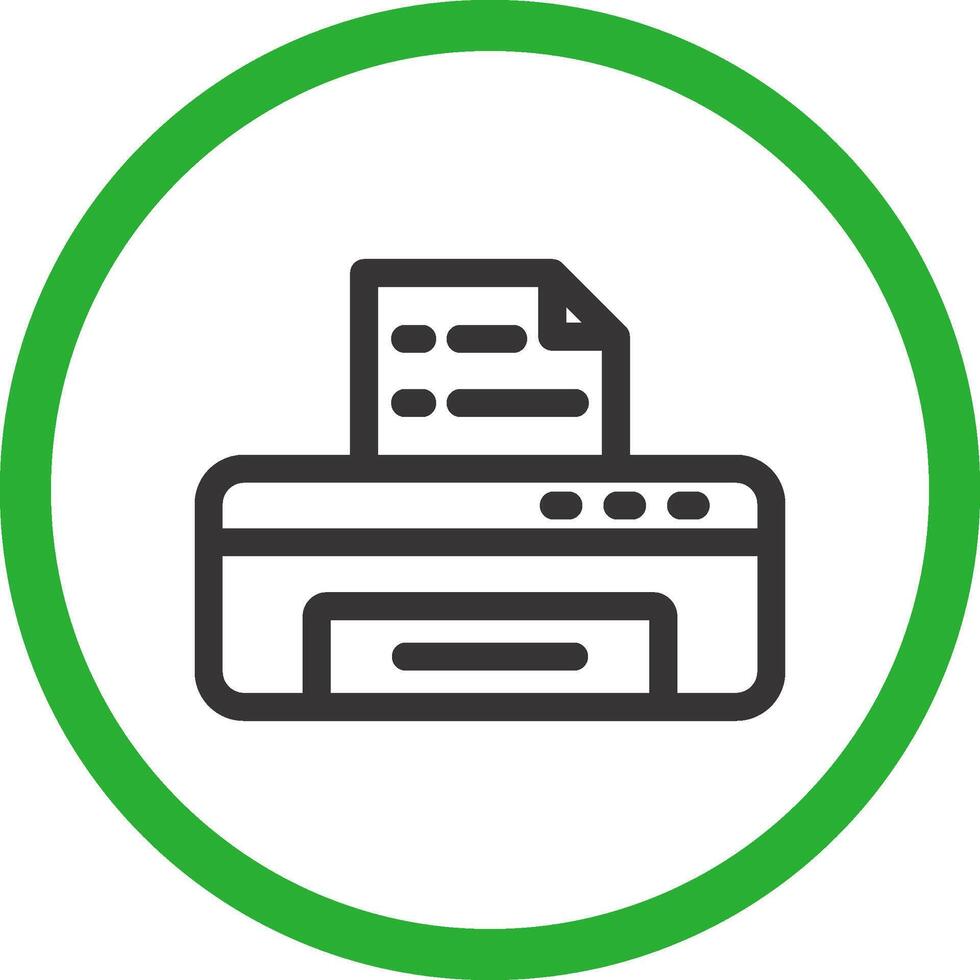 Printer Creative Icon Design vector