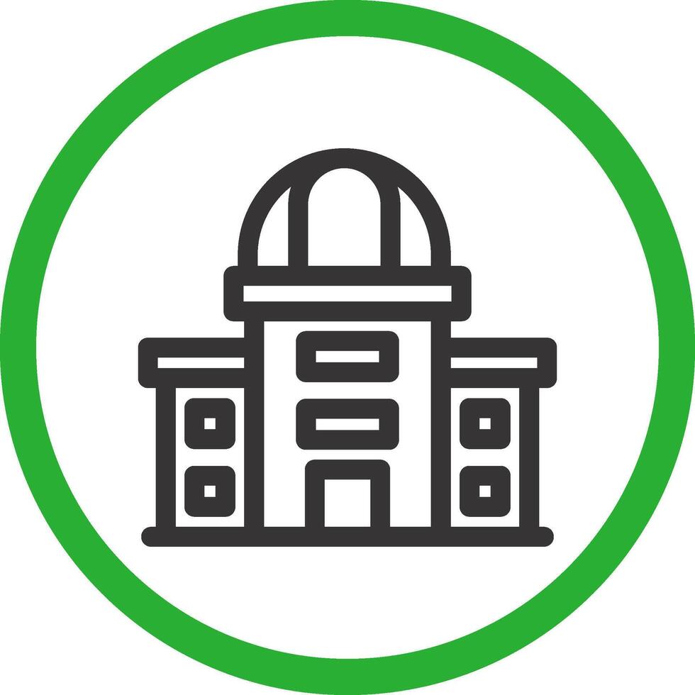 City Hall Creative Icon Design vector