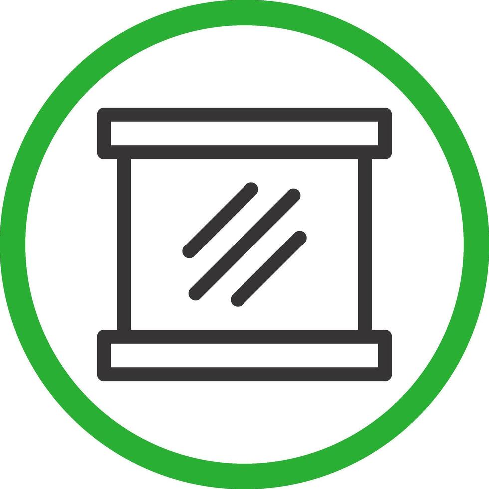 Mirror Creative Icon Design vector