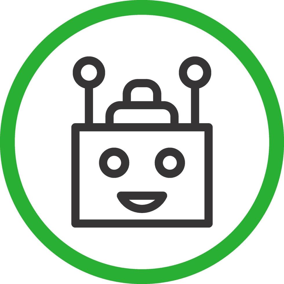 Chatbot Creative Icon Design vector