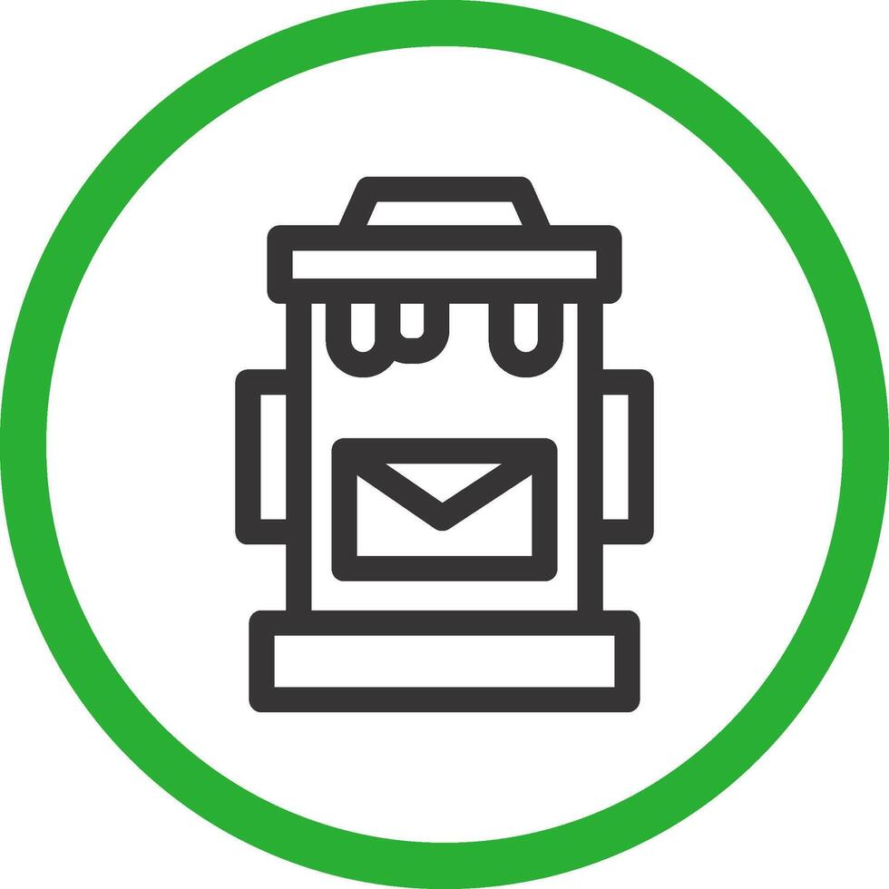 Postbox Creative Icon Design vector
