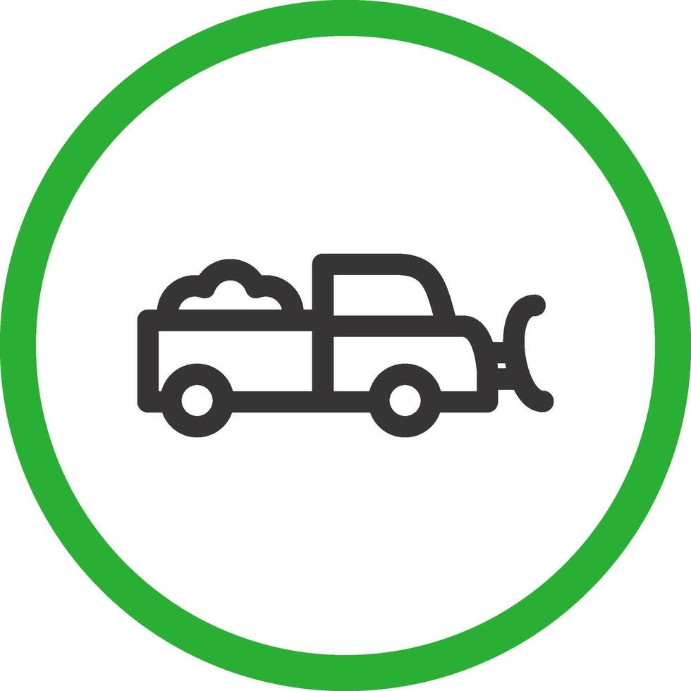 Snowplow Creative Icon Design vector