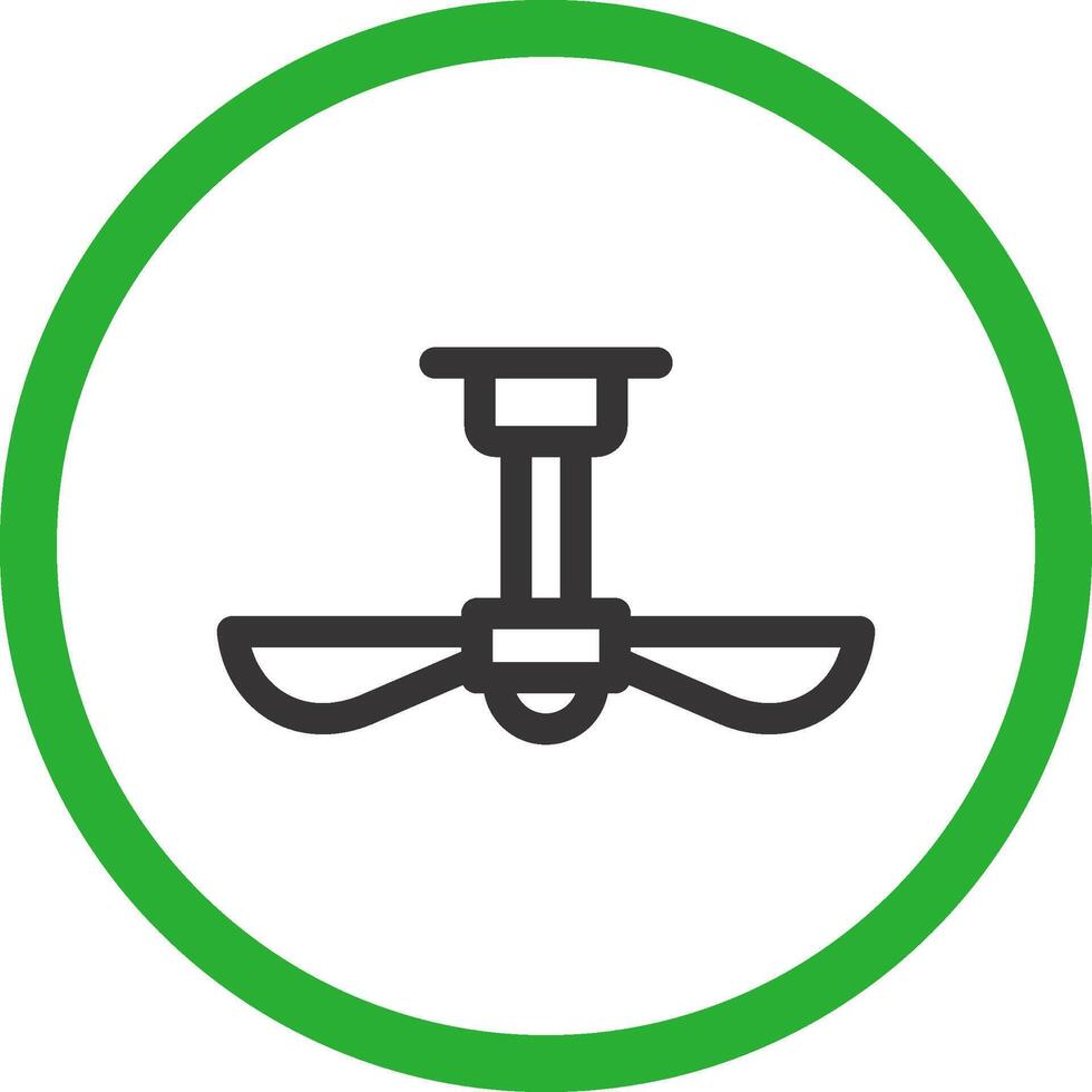 Ceiling Fan Creative Icon Design vector