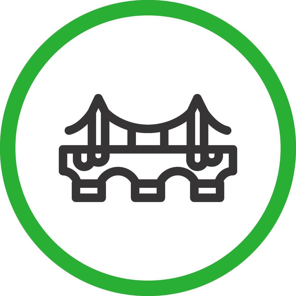 Bridge Creative Icon Design vector