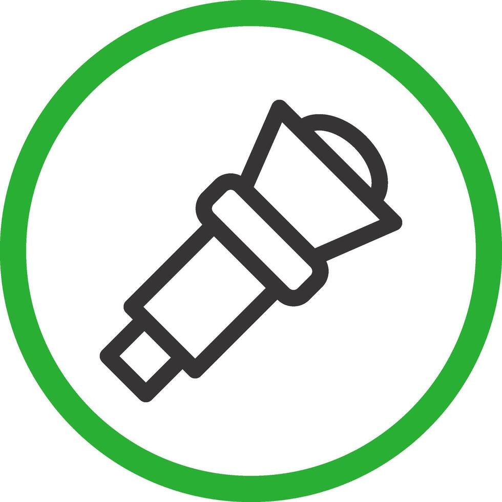 Spyglass Creative Icon Design vector