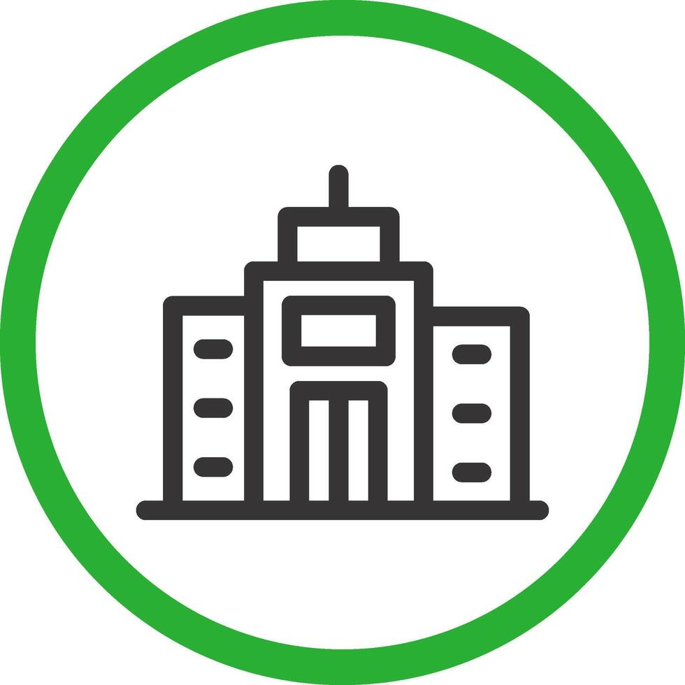 Office Building Creative Icon Design vector