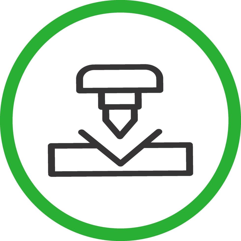 Bending Creative Icon Design vector