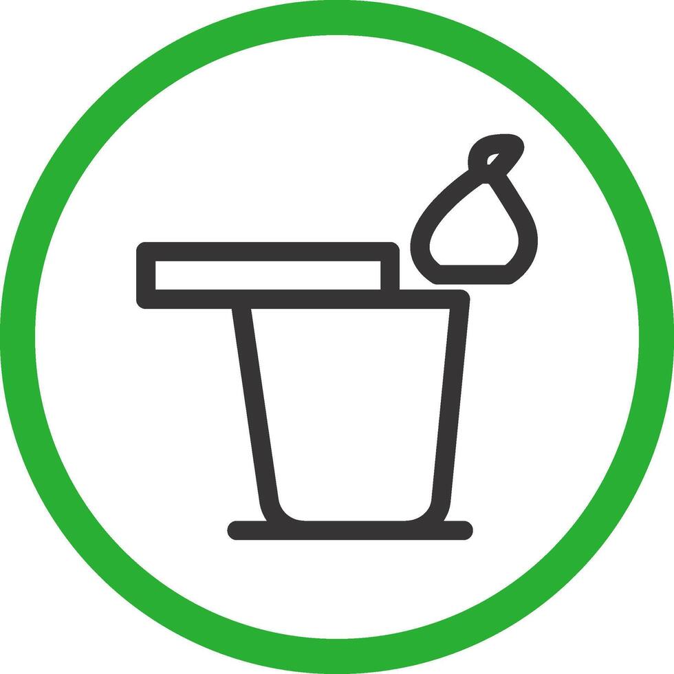 Garbage Creative Icon Design vector