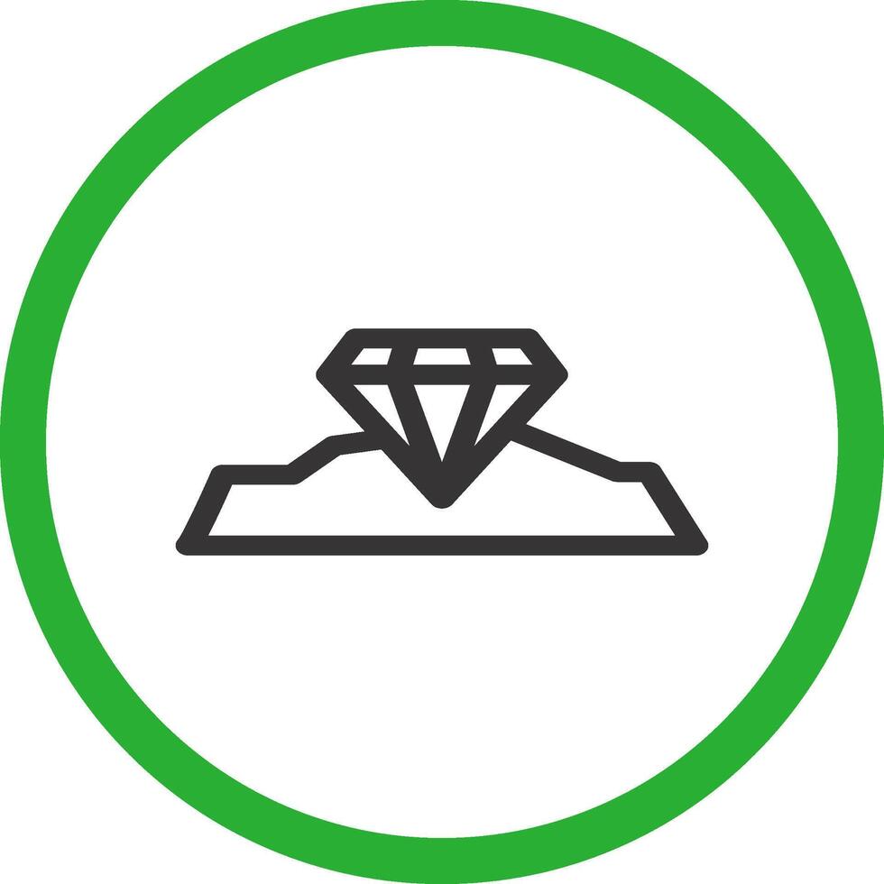 diseño de icono creativo de diamante vector