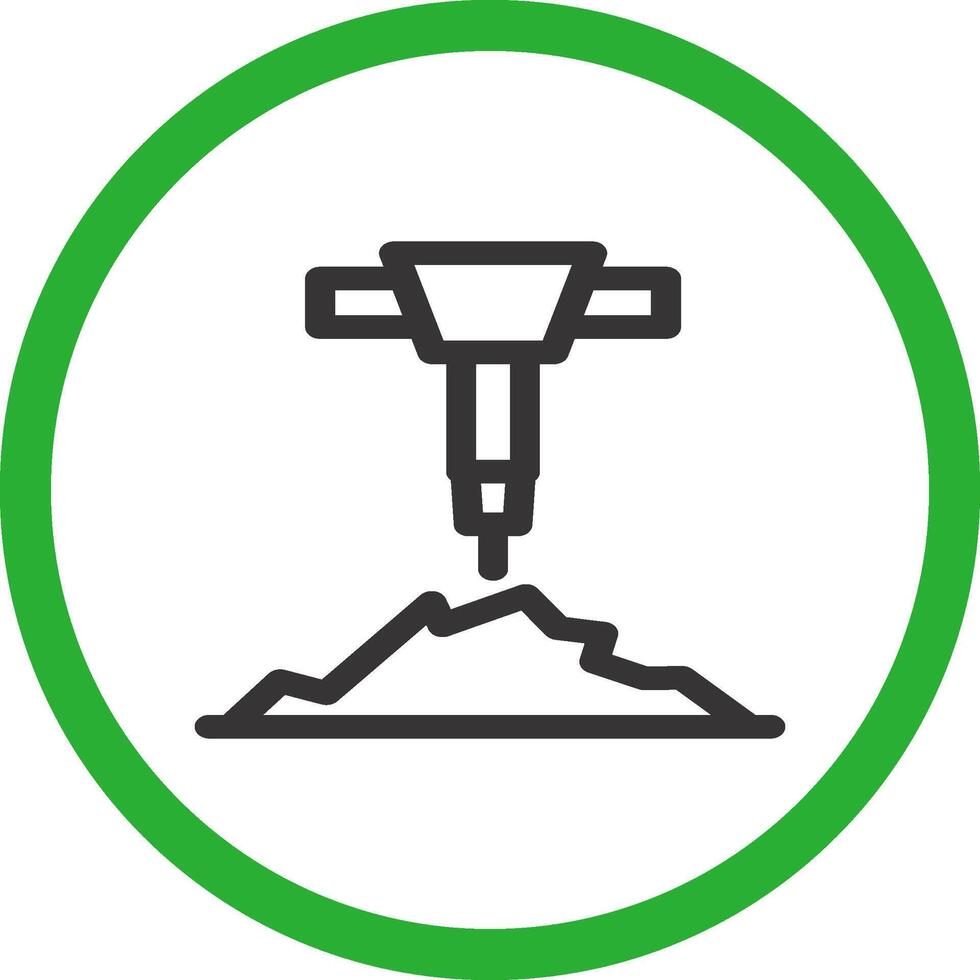 Drill Creative Icon Design vector