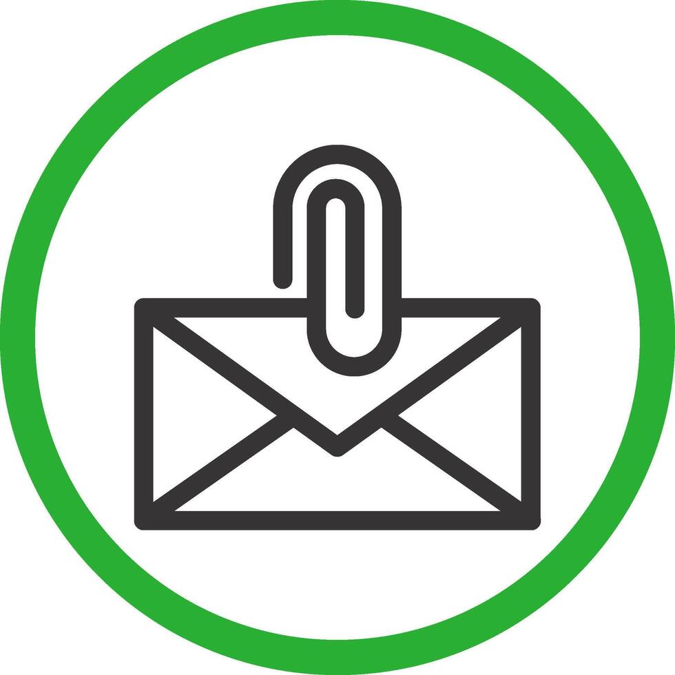Attach File Email Creative Icon Design vector