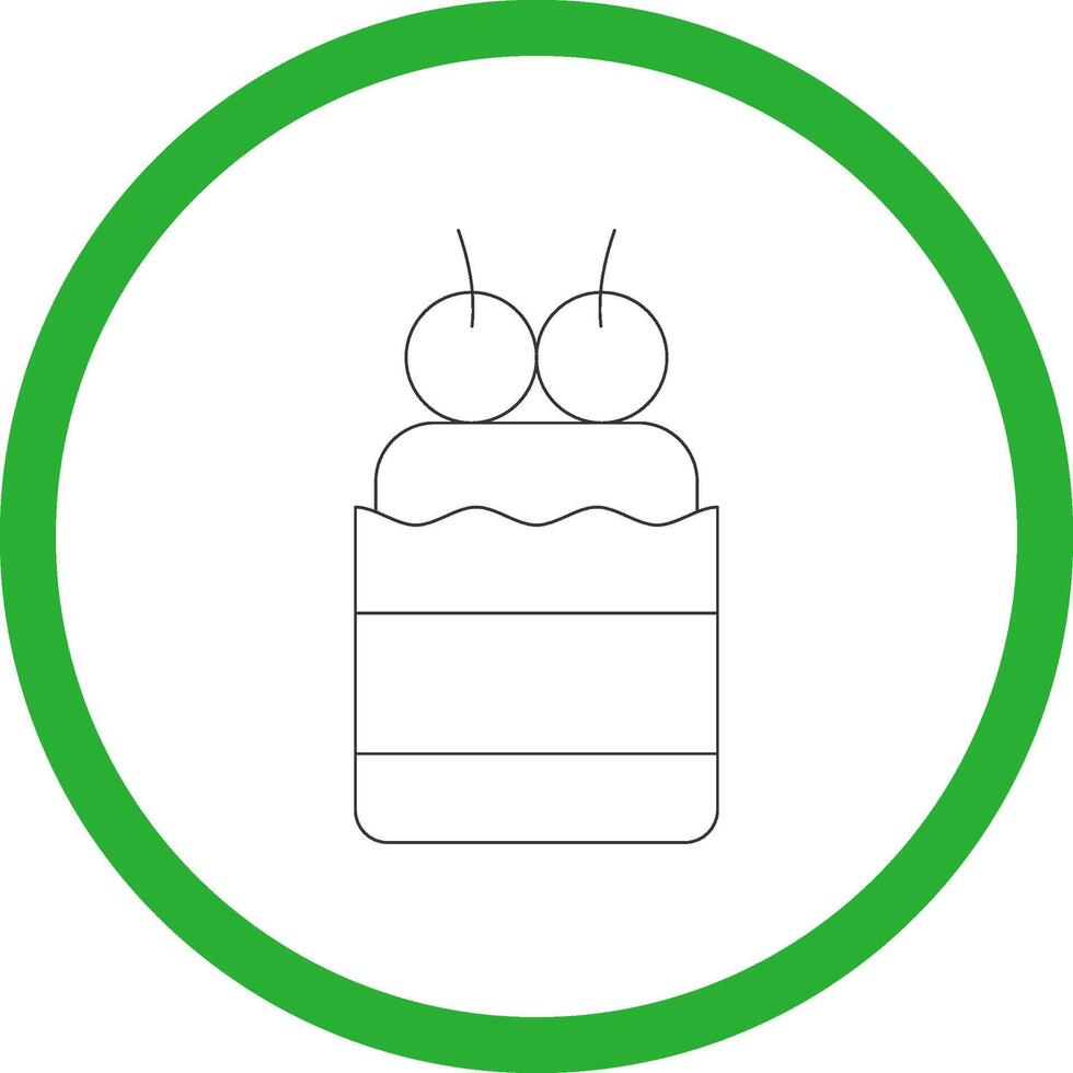 Cupcake Creative Icon Design vector