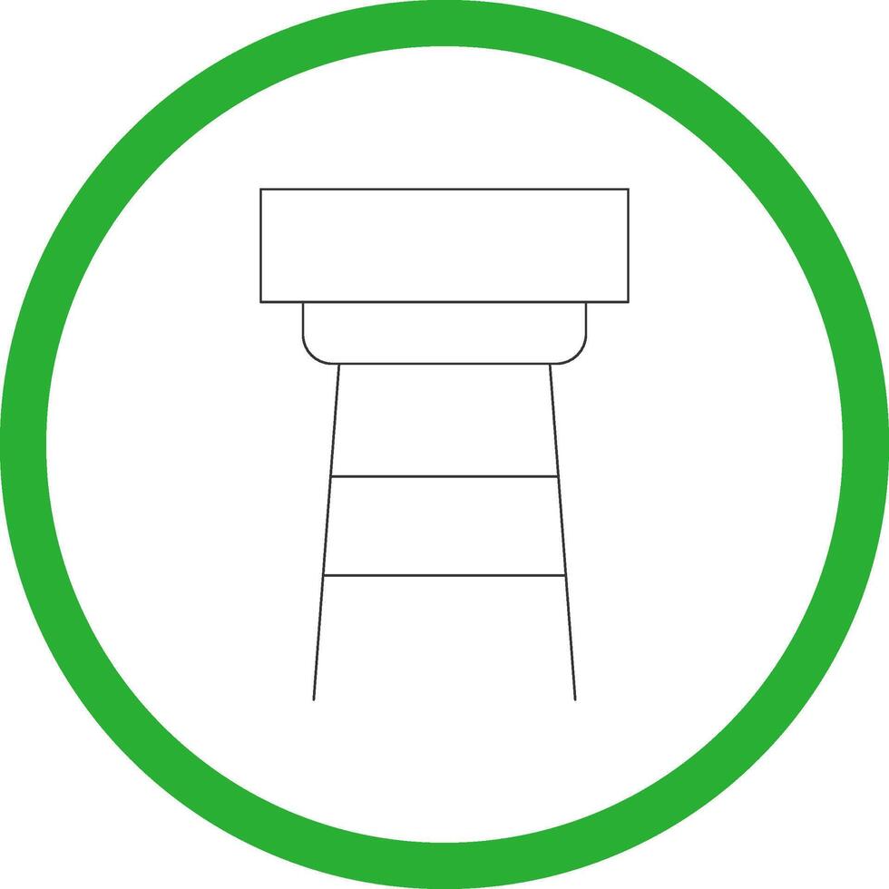 Stool Creative Icon Design vector