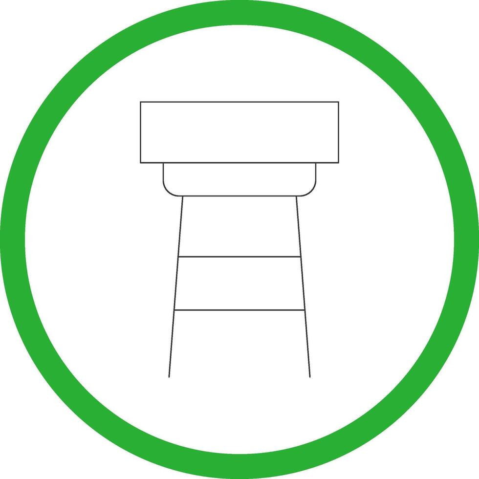 Stool Creative Icon Design vector