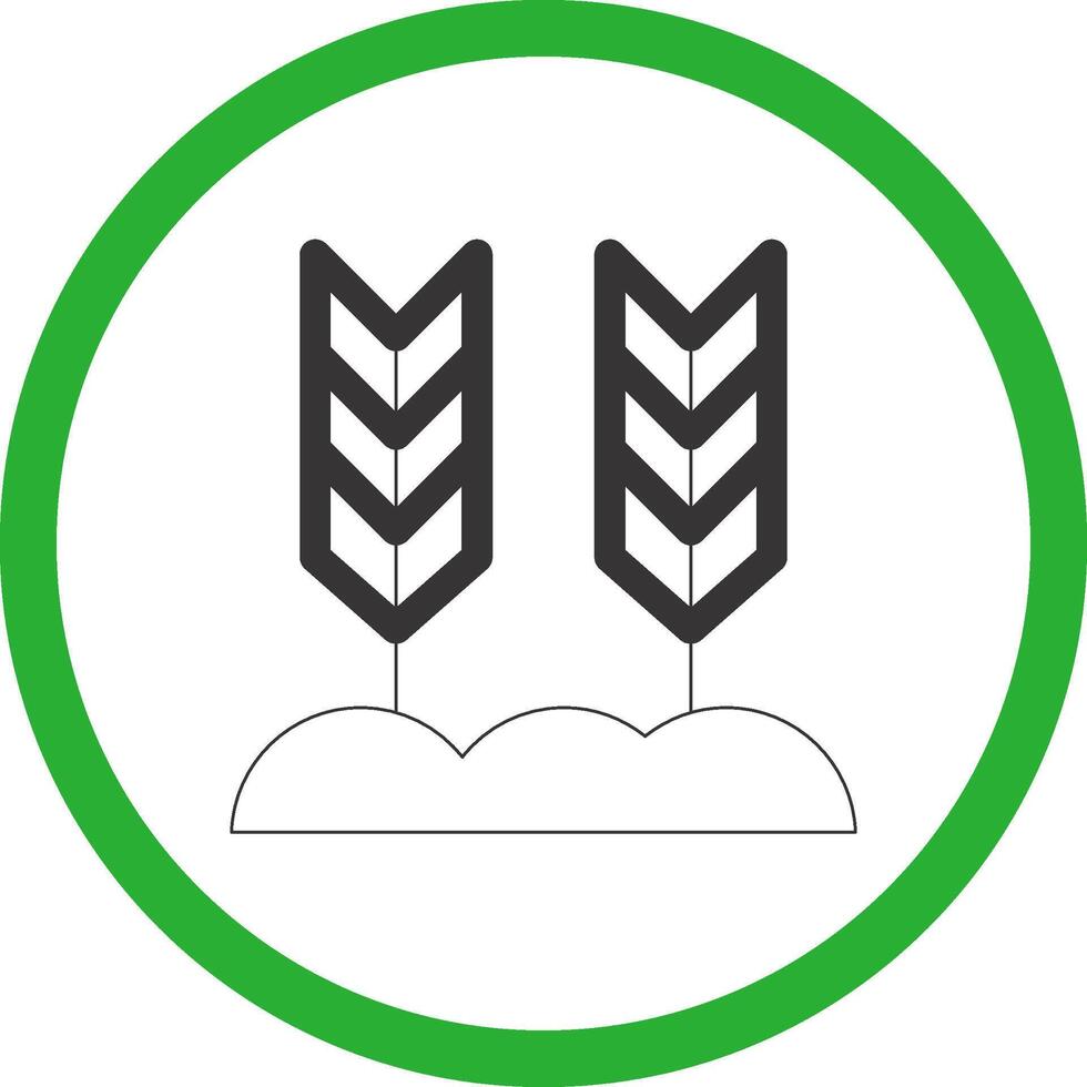 Wheat Creative Icon Design vector