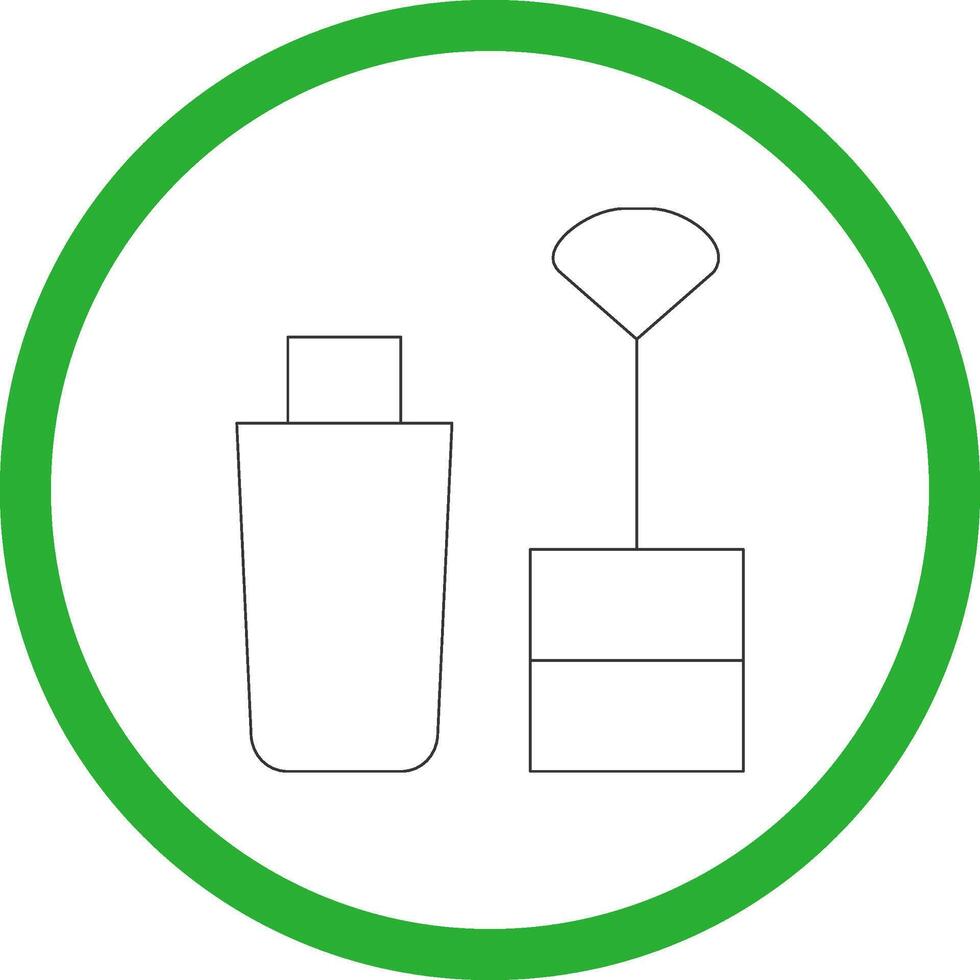 Nail Polish Creative Icon Design vector