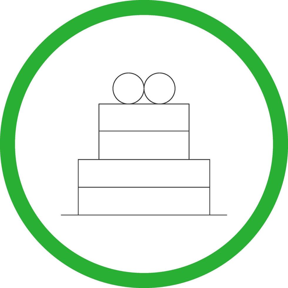 Cake Creative Icon Design vector