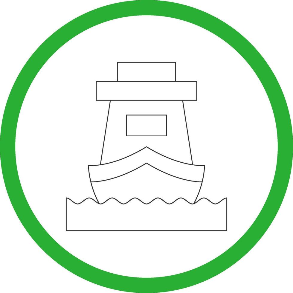 Ship Creative Icon Design vector