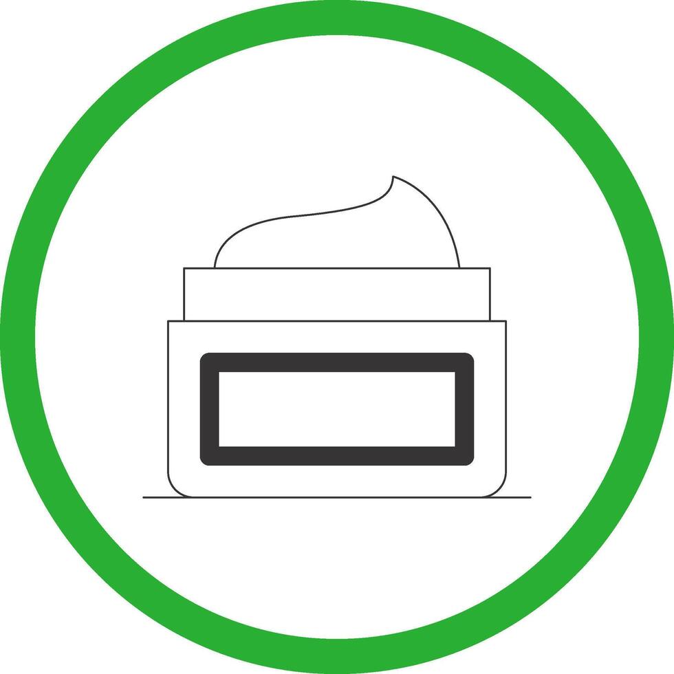 Face Cream Creative Icon Design vector