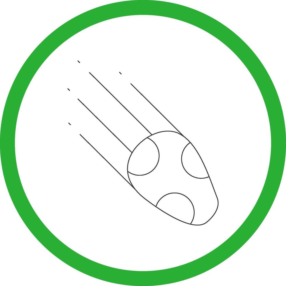 Comet Creative Icon Design vector