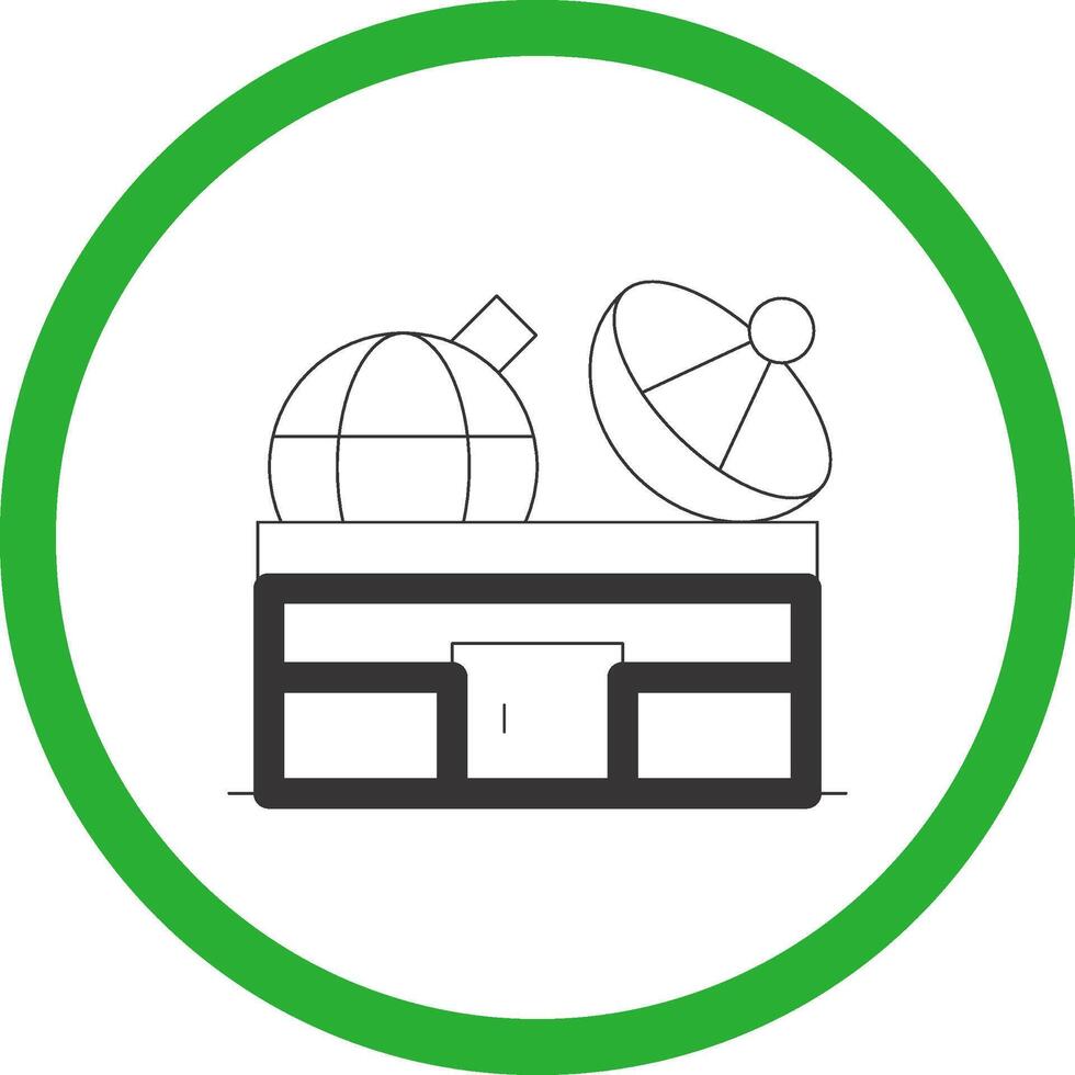 Observatory Creative Icon Design vector