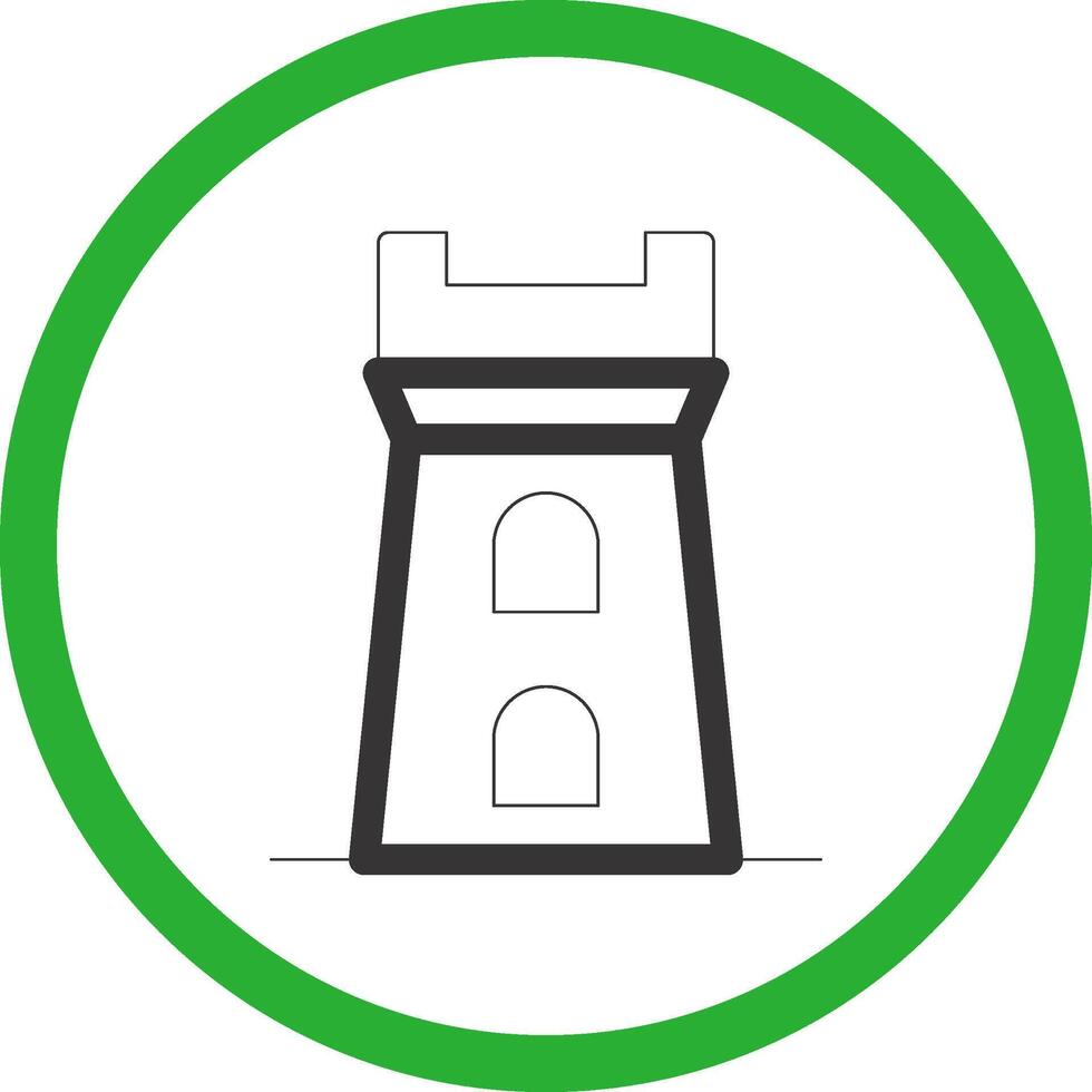 Tower Creative Icon Design vector
