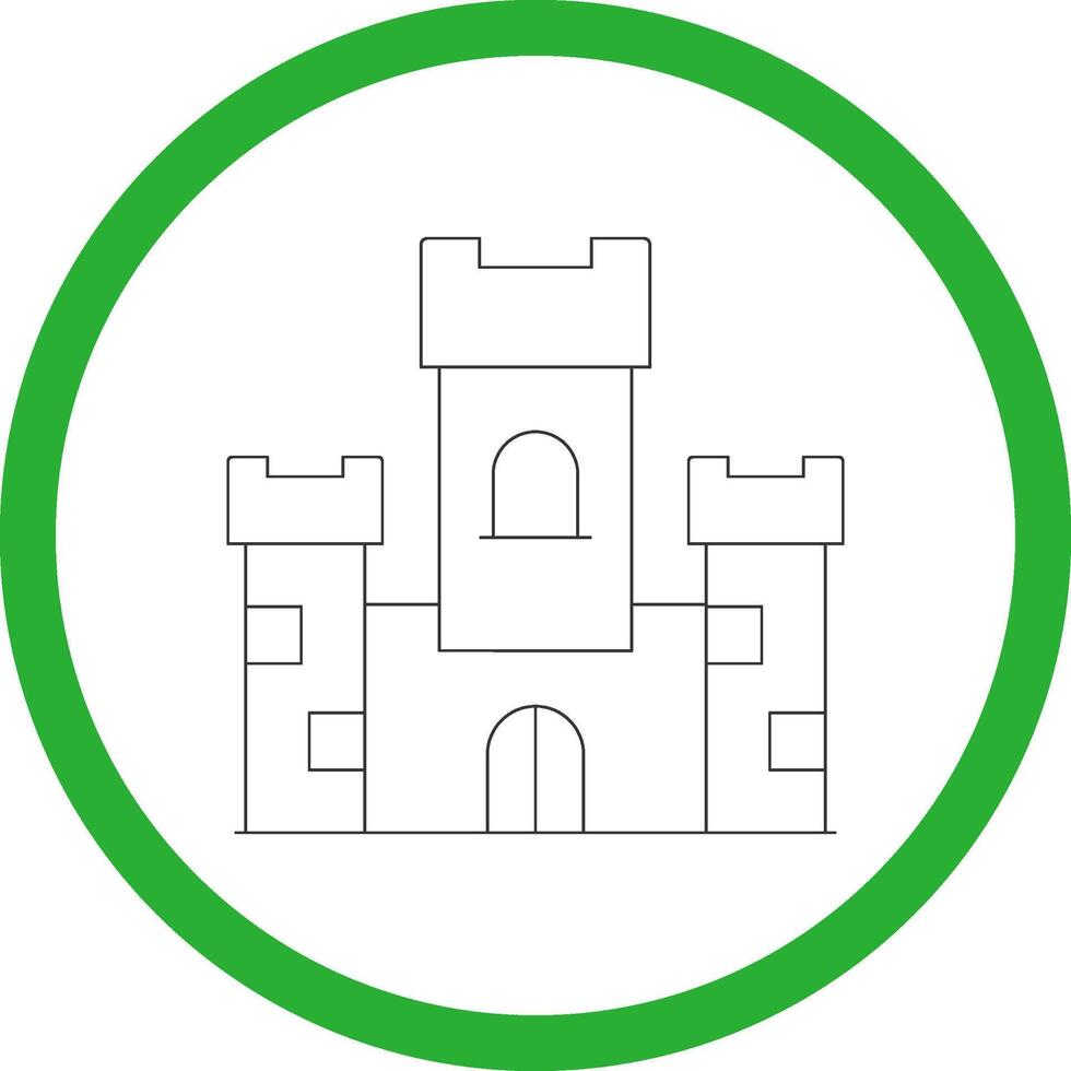 Castle Creative Icon Design vector