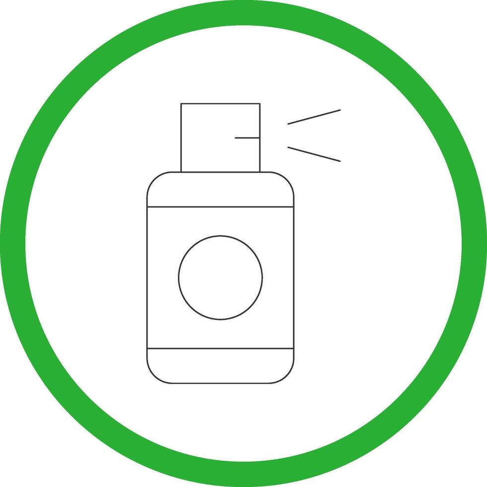 Hairspray Creative Icon Design vector