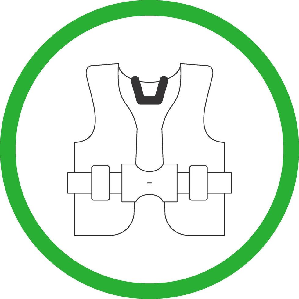 Life Jacket Creative Icon Design vector