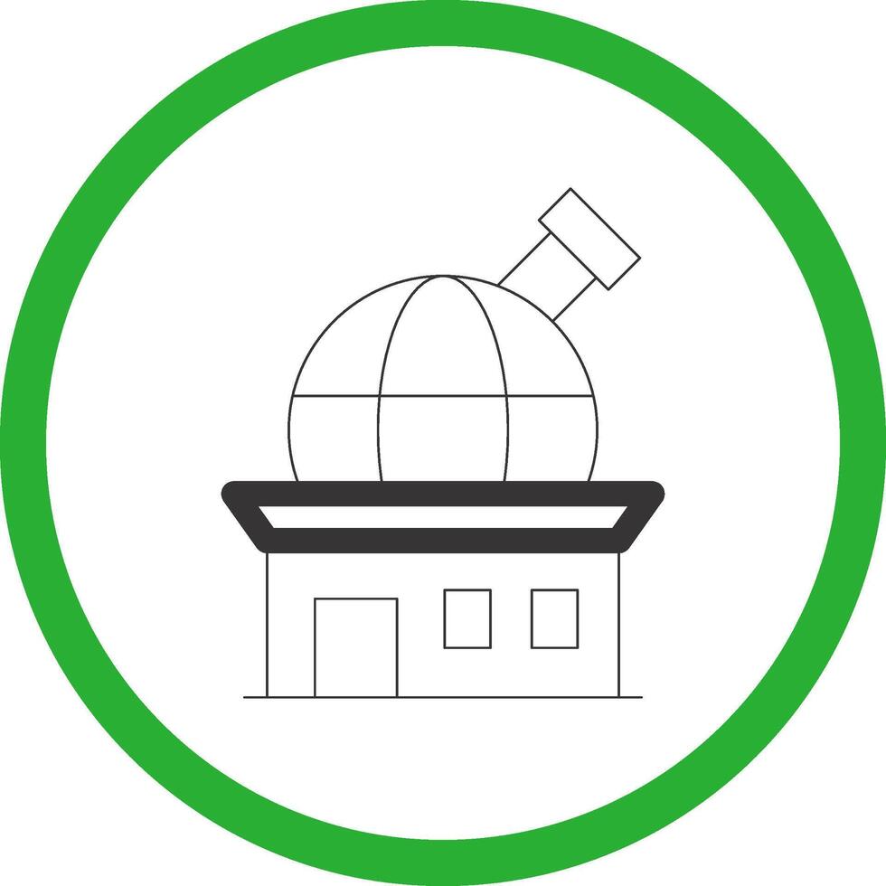 Observatory Creative Icon Design vector