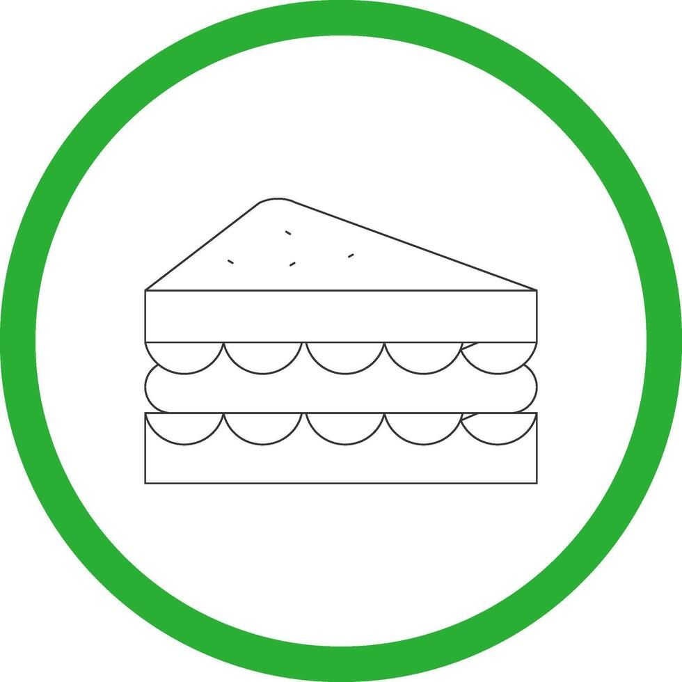 Sandwich Creative Icon Design vector