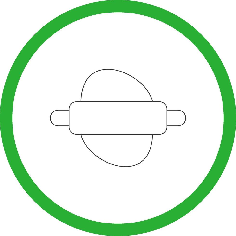 Rolling Pin Creative Icon Design vector