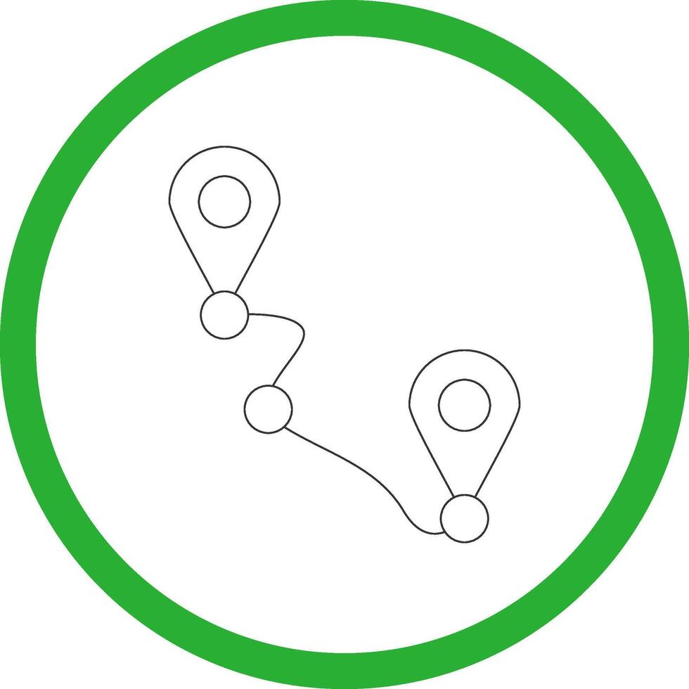 Tracking Creative Icon Design vector