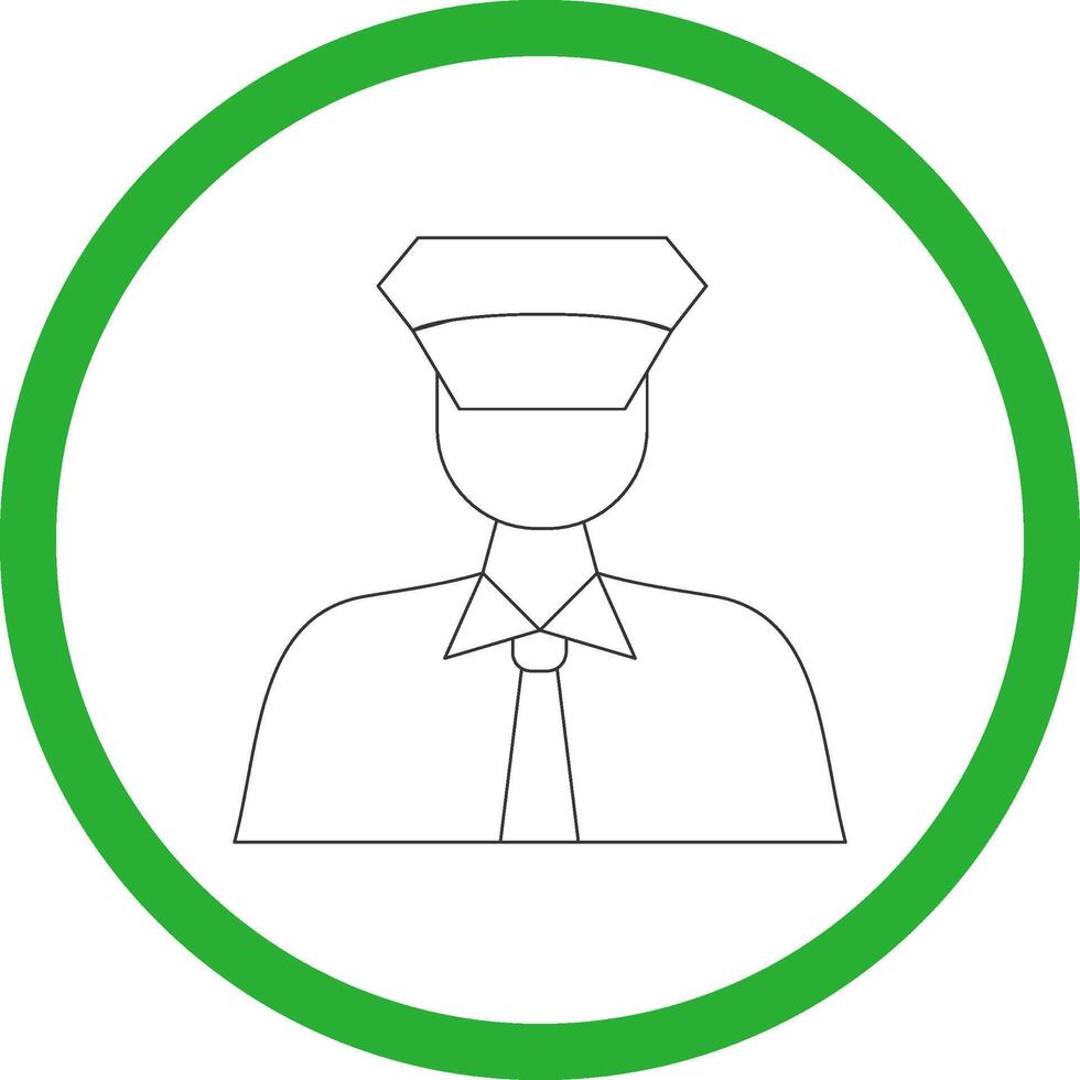 Policeman Creative Icon Design vector