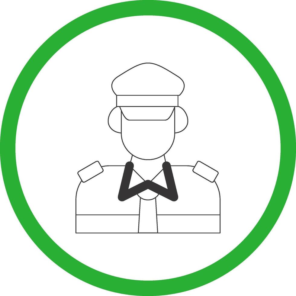 Captain Creative Icon Design vector