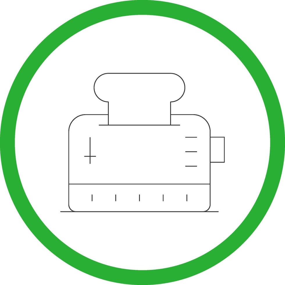 Toaster Creative Icon Design vector