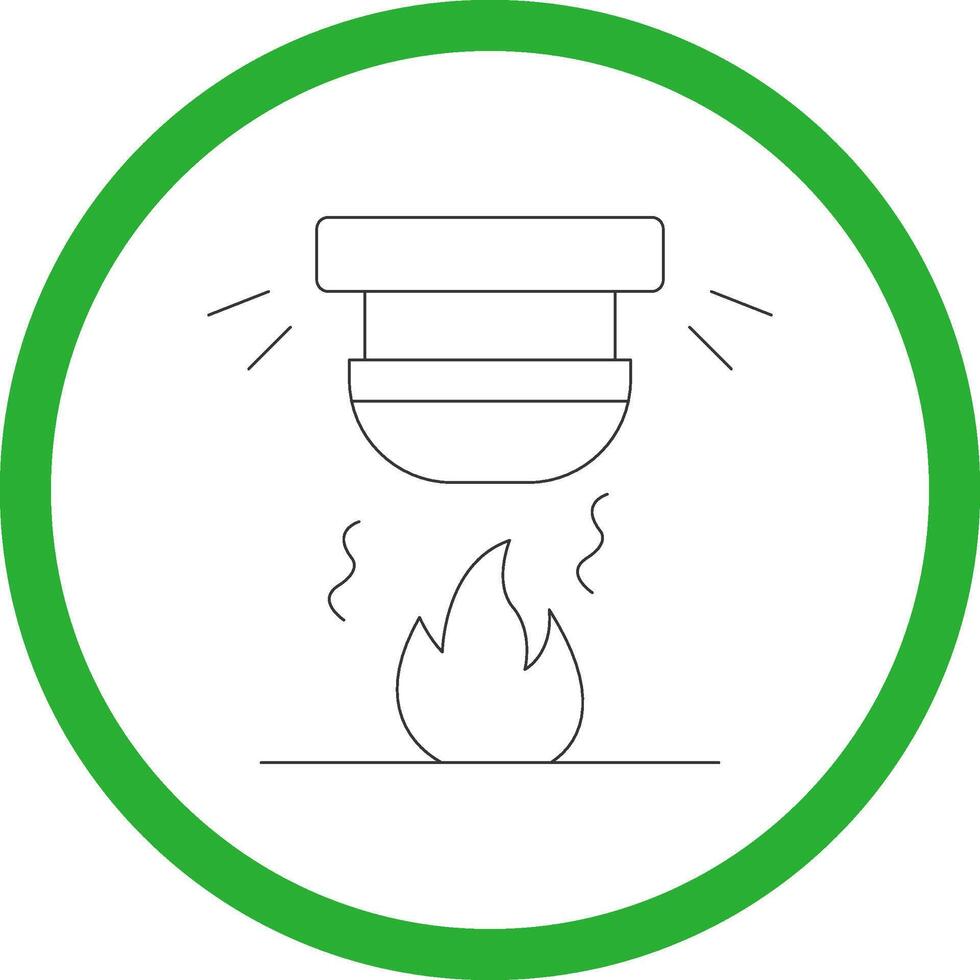Fire Alarm Creative Icon Design vector