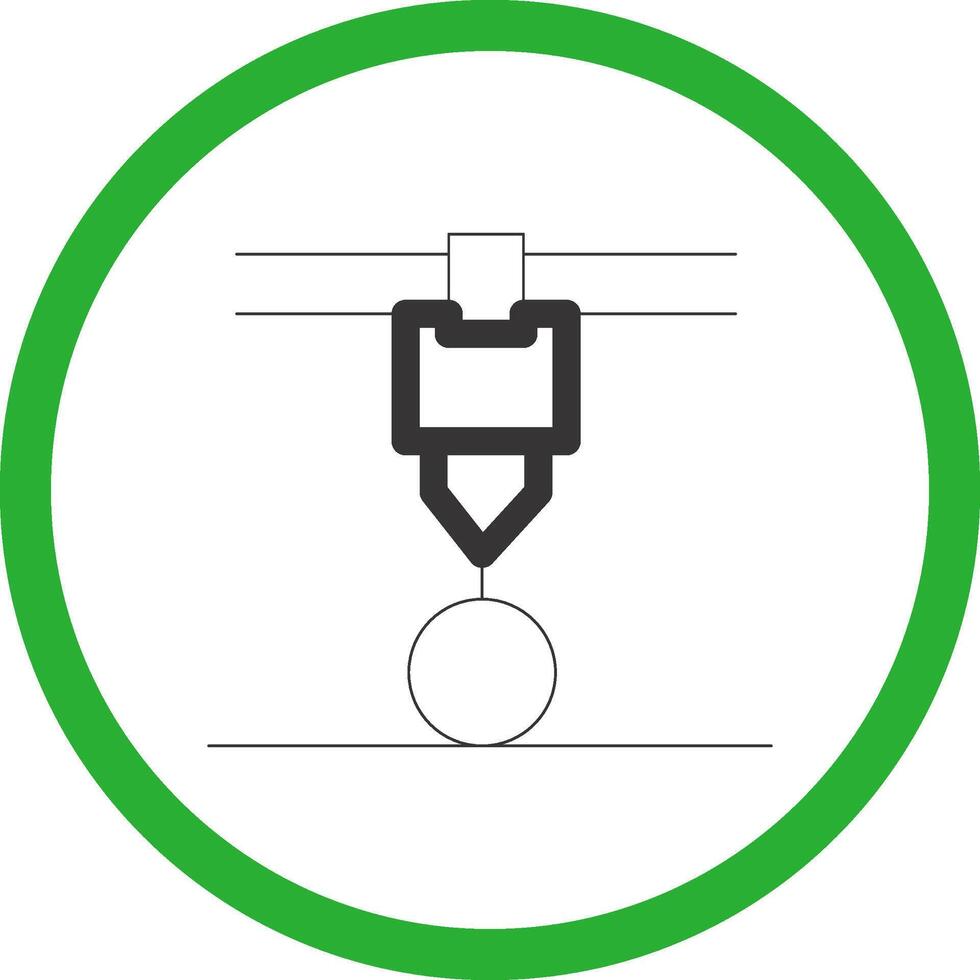 3d Printer Creative Icon Design vector
