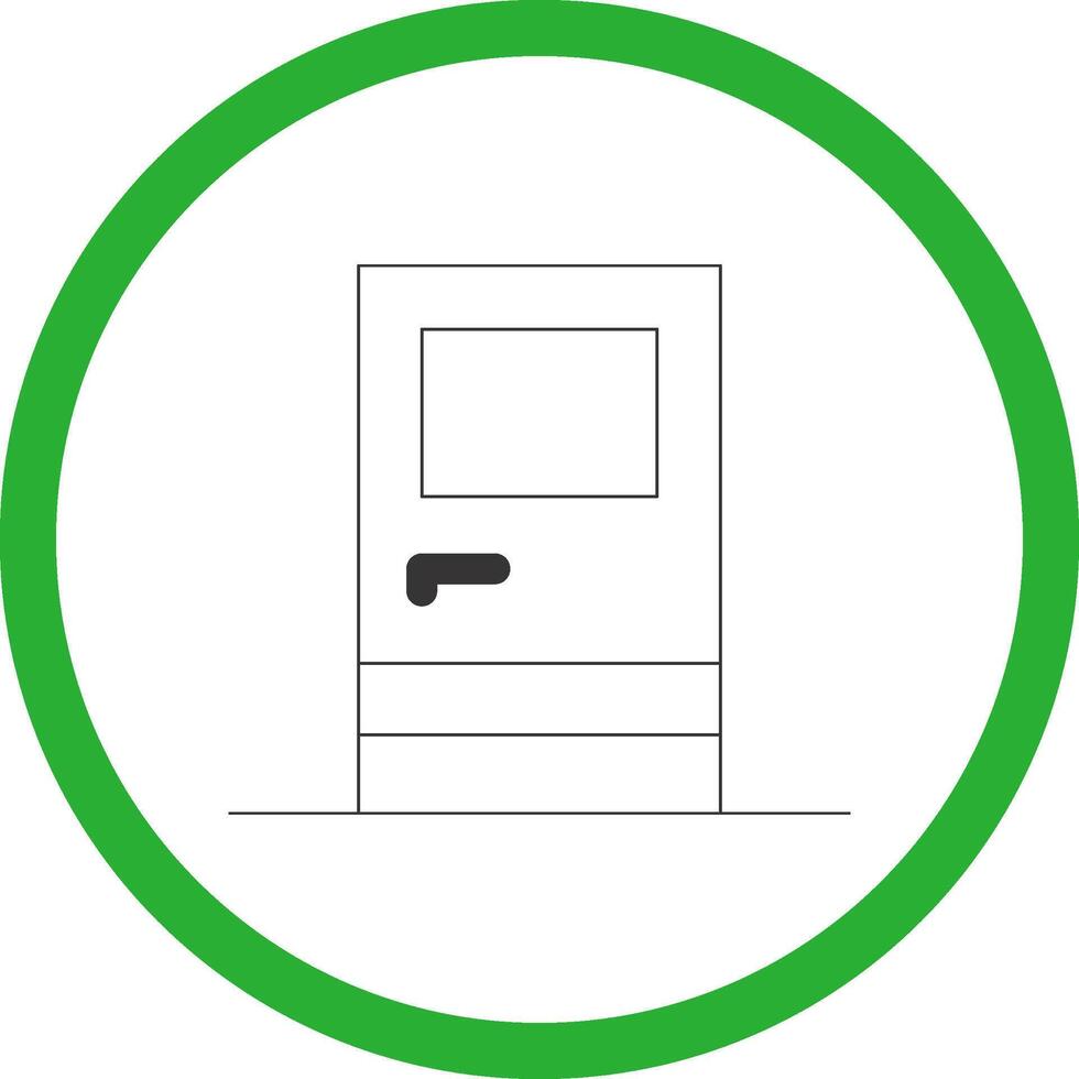 Door Creative Icon Design vector