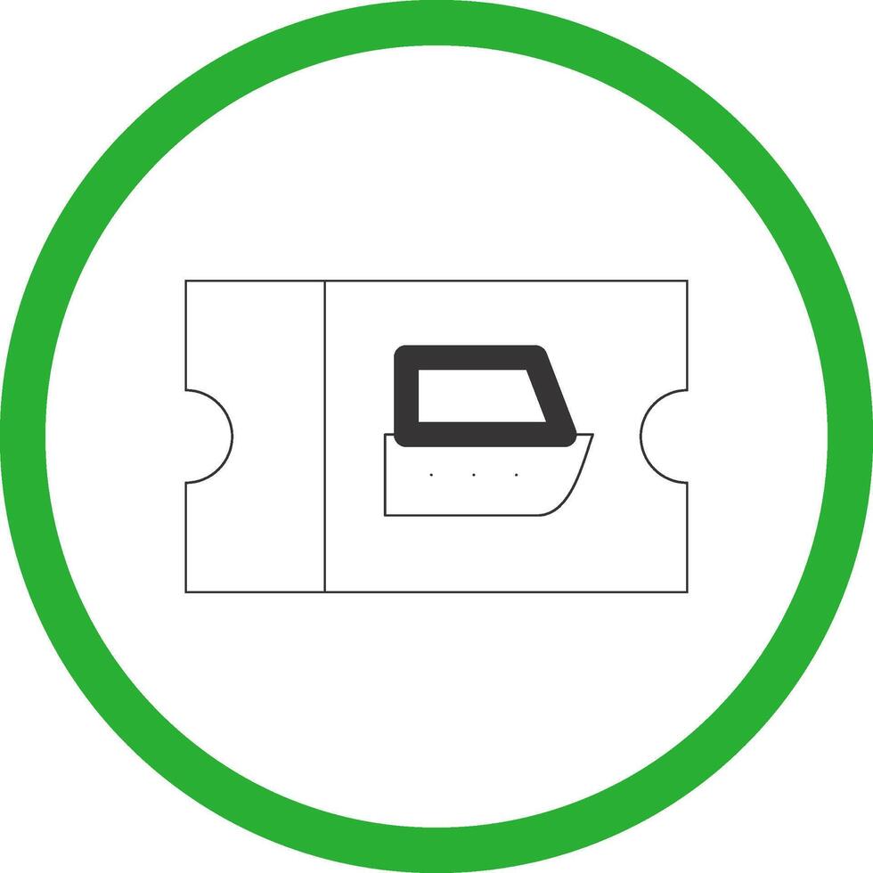 Ticket Creative Icon Design vector