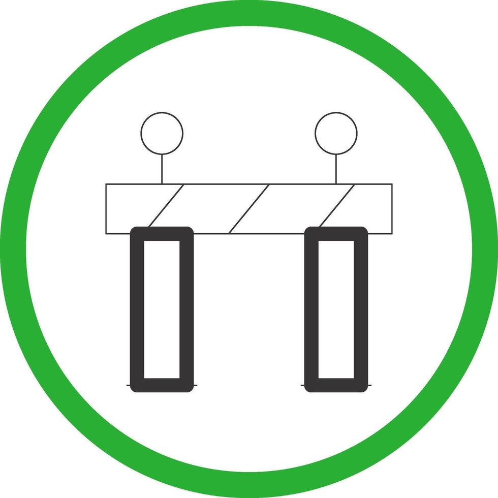 Barrier Creative Icon Design vector