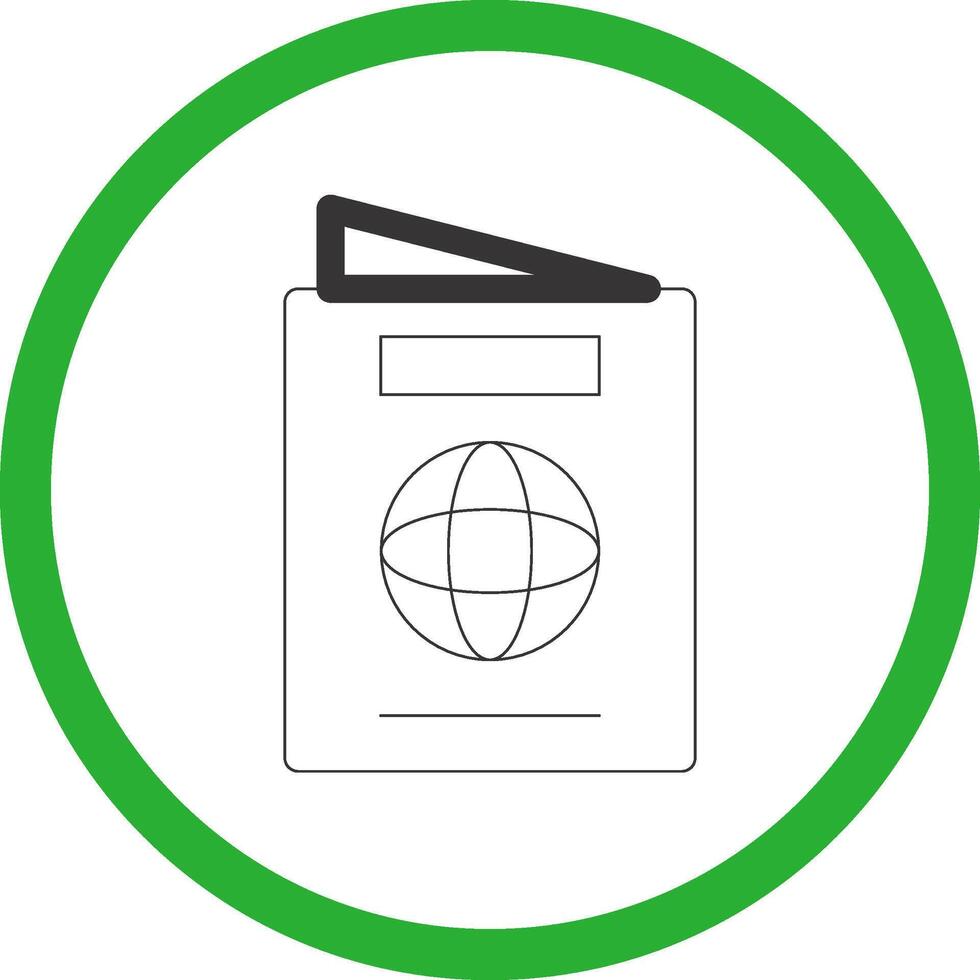 Passport Creative Icon Design vector
