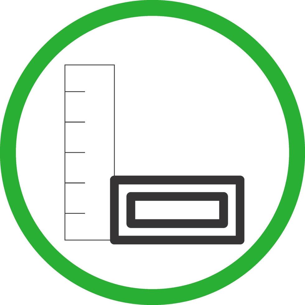 Ruler Creative Icon Design vector