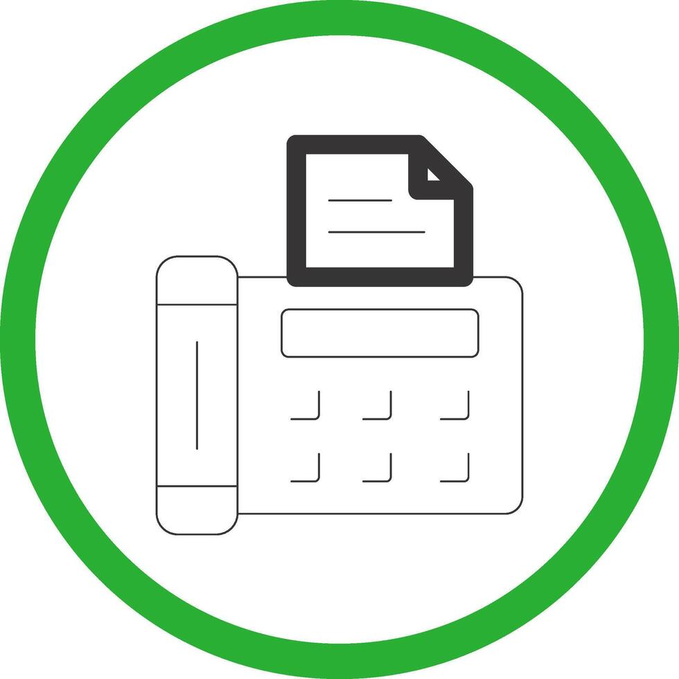 Fax Creative Icon Design vector