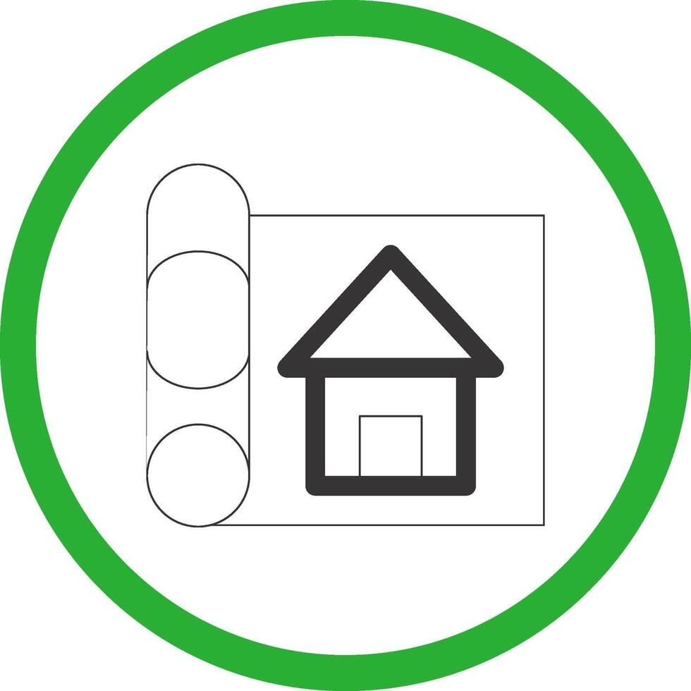 House Sketch Creative Icon Design vector