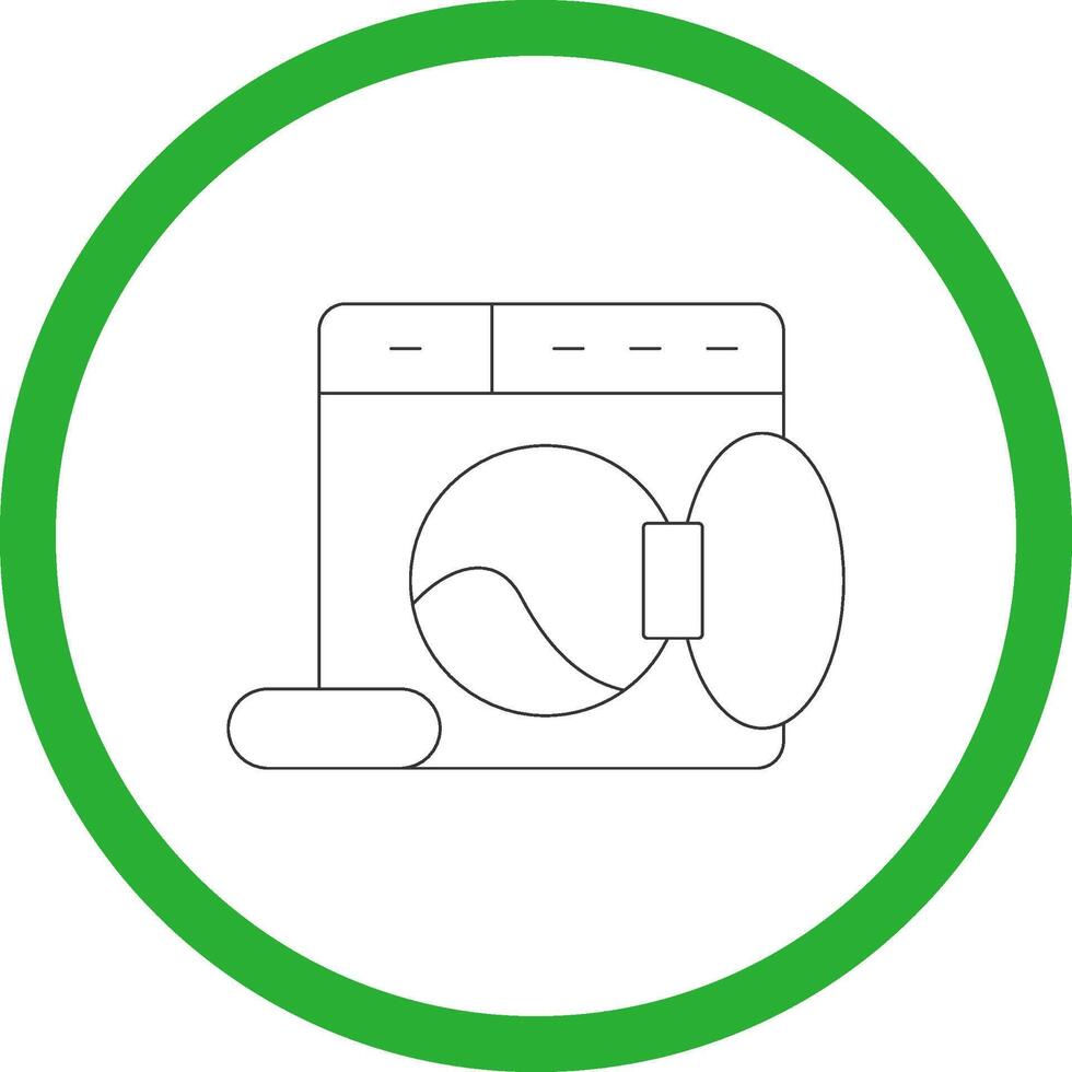 Laundry Creative Icon Design vector